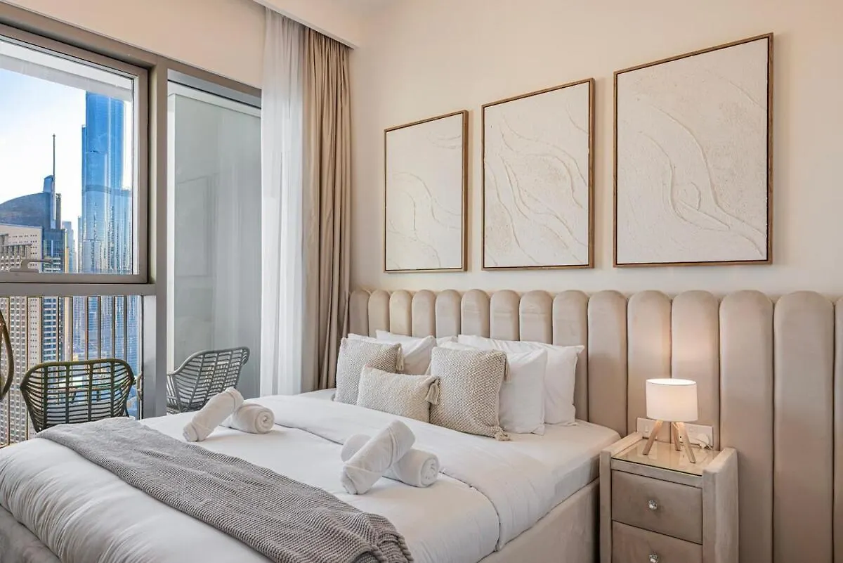 Appartement Mellas - Burj View - 2B - 9 Min Walk To Fountains Dubai
